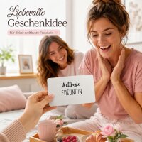 Frühstücksbrettchen aus Resopal - Weltbeste Freundin