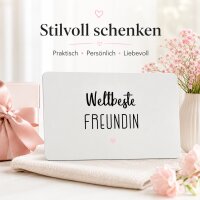 Frühstücksbrettchen aus Resopal - Weltbeste Freundin