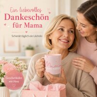 Henkelbecher aus Porzellan 0,35L - Mama
