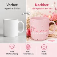 Henkelbecher aus Porzellan 0,35L - Mama