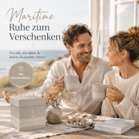 Henkelbecher aus Porzellan 0,35L - Anker Beige