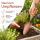 Verkupferte Blumenkelle mit Holzgriff & Tiefenskala