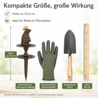Gartenschlauchführung aus Gusseisen schützt Beete dekorativ