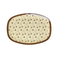 Rice Melamin Rechteckiger Teller - Blumenmeer 30 x 22 cm