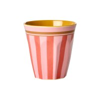 Rice Melamin 6er-SET Becher - Pfau & Blumen Print 250ml