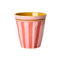 Rice Melamin 6er-SET Becher - Pfau & Blumen Print 250ml