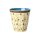 Rice Melamin 6er-SET Becher - Pfau & Blumen Print 250ml