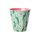 Rice Melamin 6er-SET Becher - Pfau & Blumen Print 250ml