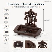 Seifenschale Gusseisen – Vintage Seifenhalter für Bad & Küche