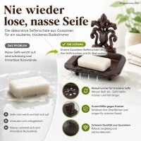 Seifenschale Gusseisen – Vintage Seifenhalter für Bad & Küche
