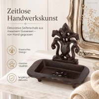 Seifenschale Gusseisen – Vintage Seifenhalter für Bad & Küche