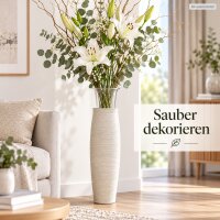 Bodenvaseneinsatz 24cm Transparent - Kunststoffeinsatz für hohe Vase