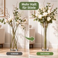 Bodenvaseneinsatz 24cm Transparent - Kunststoffeinsatz für hohe Vase