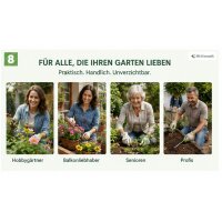 Kleinrechen mit 5 Zinken - 33,5 x 8,8 x 7,3cm