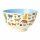 Kinderschüssel 11,5cm Creme Pastellblau - Melamin Schale Tiere 200ml
