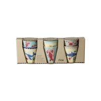 Rice Melamin 6er-SET Becher - Blue Ocean Print 160ml
