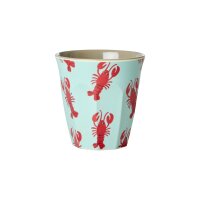 Rice Melamin 6er-SET Becher - Blue Ocean Print 160ml