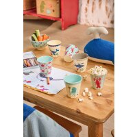 Rice Melamin 6er-SET Becher - Blue Ocean Print 160ml