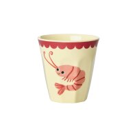 Rice Melamin 6er-SET Becher - Coral Ocean Print 160ml