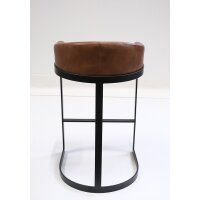 Barhocker Odense aus Büffelleder - Braun
