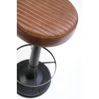 Barhocker Bowie mit Drehfunktion - Büffelleder