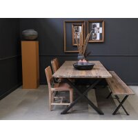 Esstisch Poovar aus Altholz - 250 x 100 x 76cm