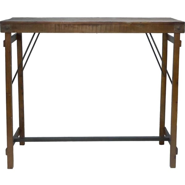 Calcutta Bartisch aus Holz - 130 x 70 x 107cm
