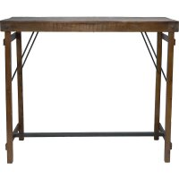 Calcutta Bartisch aus Holz - 130 x 70 x 107cm