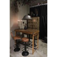 Calcutta Bartisch aus Holz - 130 x 70 x 107cm