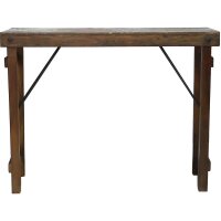 Ajay Konsolentisch mit Eisenplatte - 100 x 40 x 75 cm