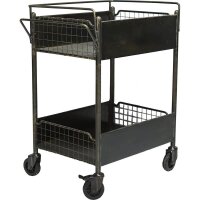 Industrial Rollwagen – Praktischer Servierwagen mit Ablagen & Rollen