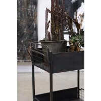 Industrial Rollwagen – Praktischer Servierwagen mit Ablagen & Rollen