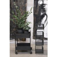 Industrial Rollwagen – Praktischer Servierwagen mit Ablagen & Rollen