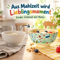 Melamin Bowl Kinder 15cm Grün Soft Green Schüssel für Müsli Snacks