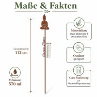 Boltze Home Regenmesser Buddha
