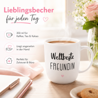 Henkelbecher - Weltbeste Freundin 350ml