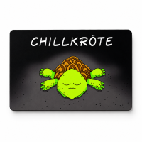 Frühstücksbrett aus Resopal - Chillkröte