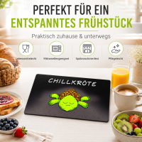 Frühstücksbrett aus Resopal - Chillkröte
