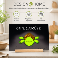Frühstücksbrett aus Resopal - Chillkröte
