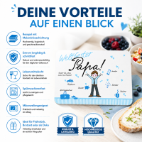 Frühstücksbrett aus Resopal - Weltbester Papa