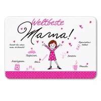Frühstücksbrettchen aus Resopal - Weltbeste Mama