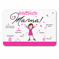 Frühstücksbrettchen aus Resopal - Weltbeste Mama