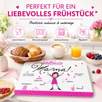 Frühstücksbrettchen aus Resopal - Weltbeste Mama