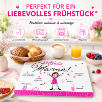 Frühstücksbrettchen aus Resopal - Weltbeste Mama