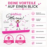 Frühstücksbrettchen aus Resopal - Weltbeste Mama