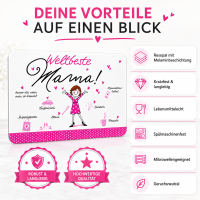 Frühstücksbrettchen aus Resopal - Weltbeste Mama
