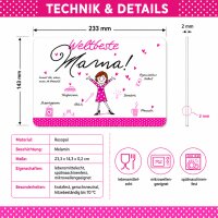 Frühstücksbrettchen aus Resopal - Weltbeste Mama