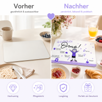 Frühstücksbrettchen aus Resopal - Weltbeste Oma