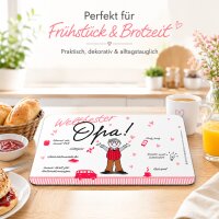 Frühstücksbrettchen aus Resopal - Weltbester Opa