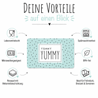 Frühstücksbrettchen aus Resopal - Yummy Yummy